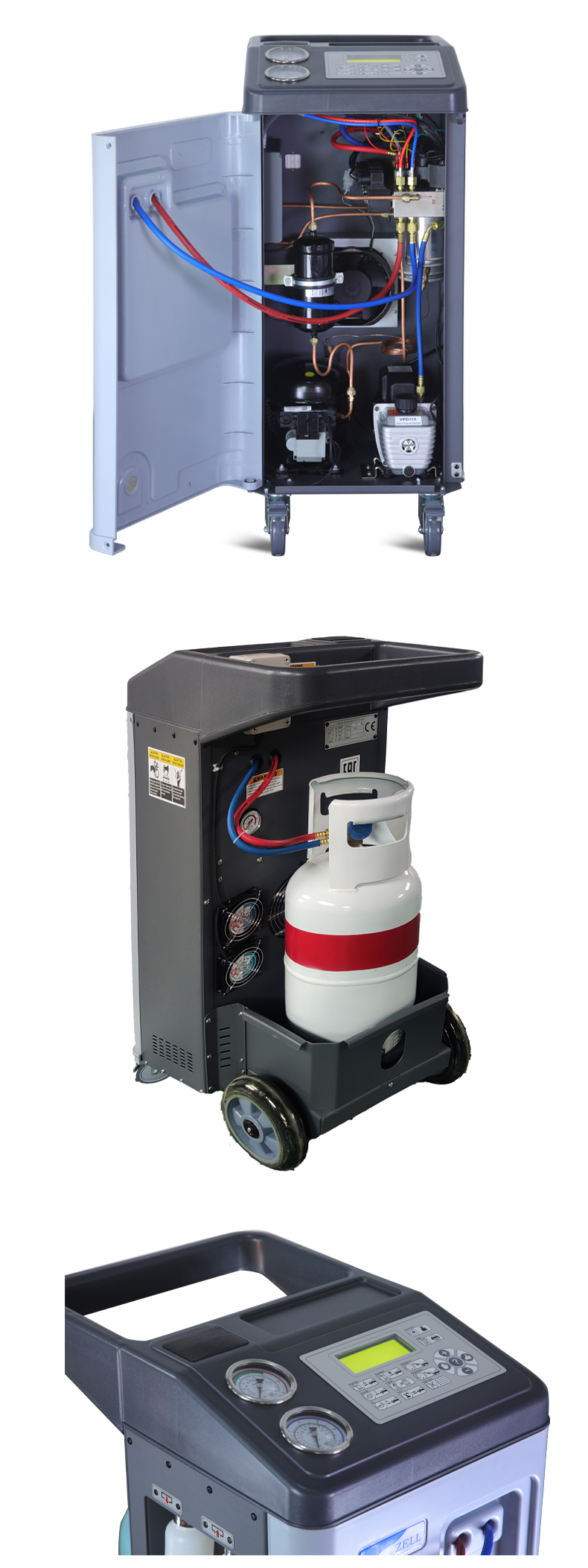 R1234yf Air Conditioning Refill Machine Car AC Freon Reclaimer Machine