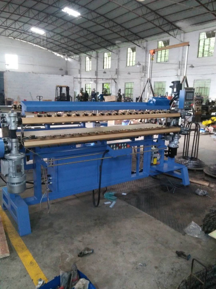 Mattress Bonnel Automatic Spring Making Machine 60 - 80 Bed Nets / Day Productivity