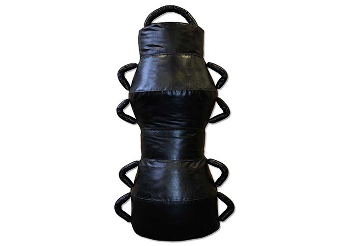 Black / Red Color Boxing Exercise Equipment MMA Wrestling Dummy Reinforced Stitching