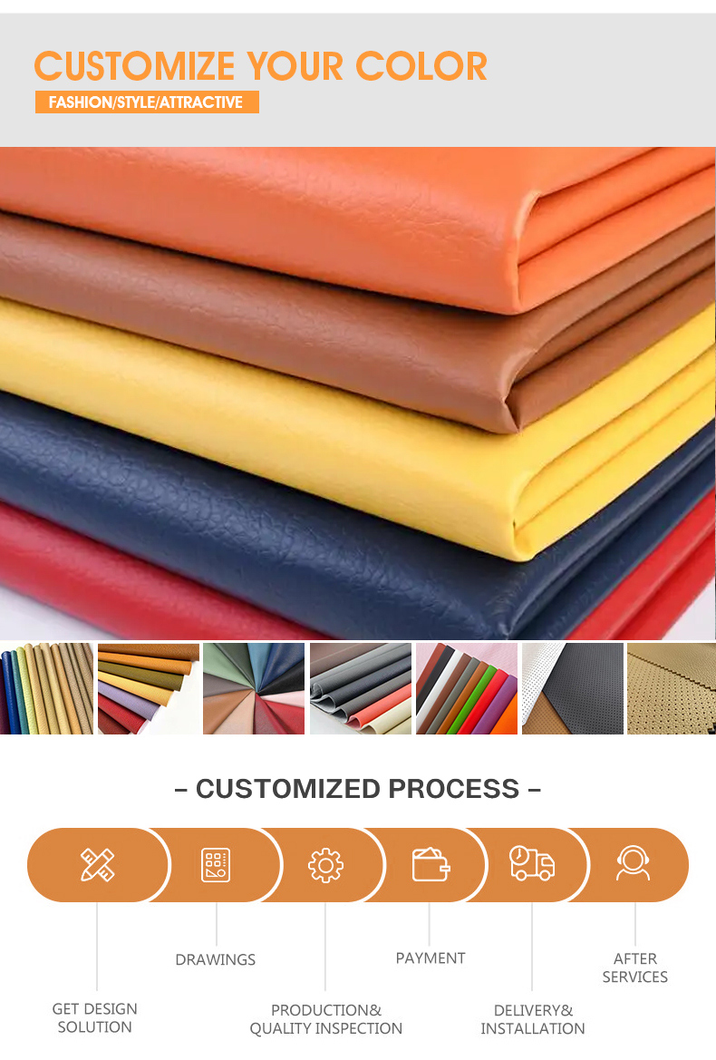 Premium-Grade Ultra-Soft Semi-PU Flocked and Bonded Upholstery Leather Embossed Pattern Stretchable for Sofa Bag Furniture