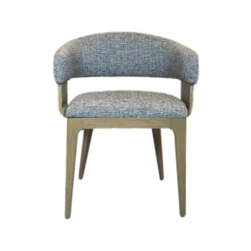 Wholesale Northern Europe Solid Wood Fabric Chair for Restaurant Dining Room Home