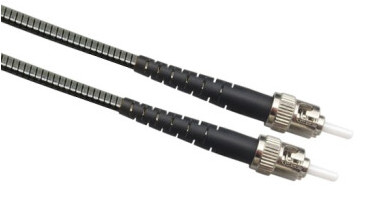 10G ST To ST Fiber Optic Jumper , Single Mode Fiber Jumpers Dual Core