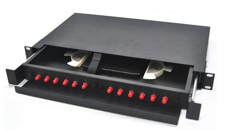0.9mm 144 Core 72 Port Patch Panel 19 Inch Optical Odf
