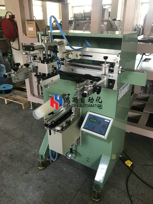 1200pcs/Hr Plastic Cup Bottle Screen Printing Machine 50W Microcomputer Control