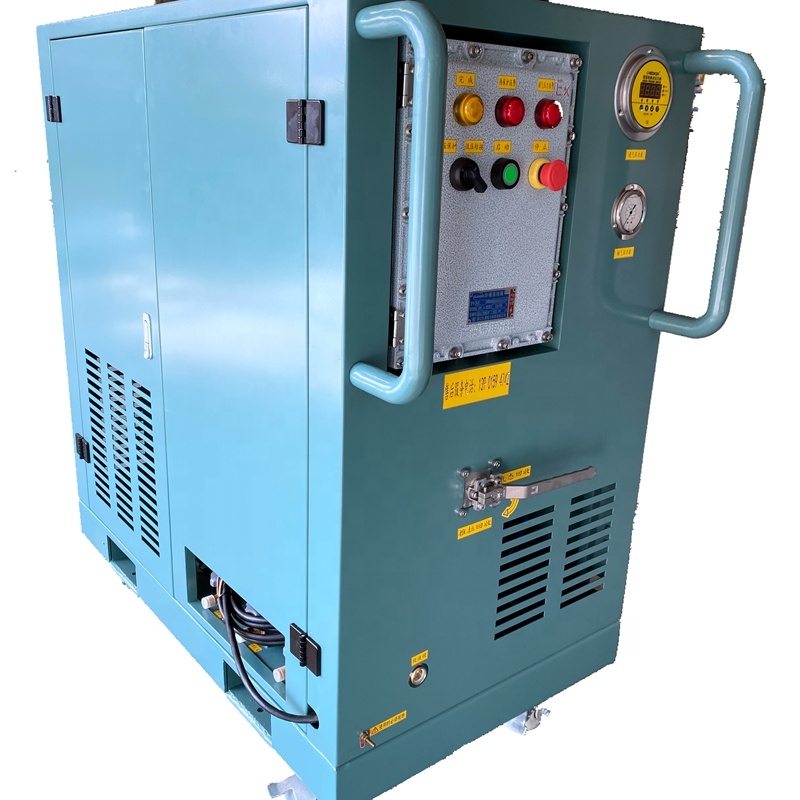 Hydrocarbon Refrigerant Recovery Machine Ac Gas Charging Machine R600a 4HP Recovery System