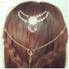 Buy cheap Metallic Gold Thin Line Amazing Hair Tattoo from wholesalers