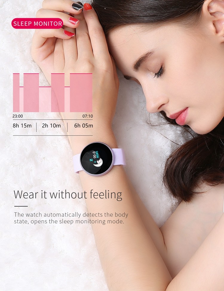 90 Hours Working Time Bluetooth IOT Devices W21 Female Smartwatch