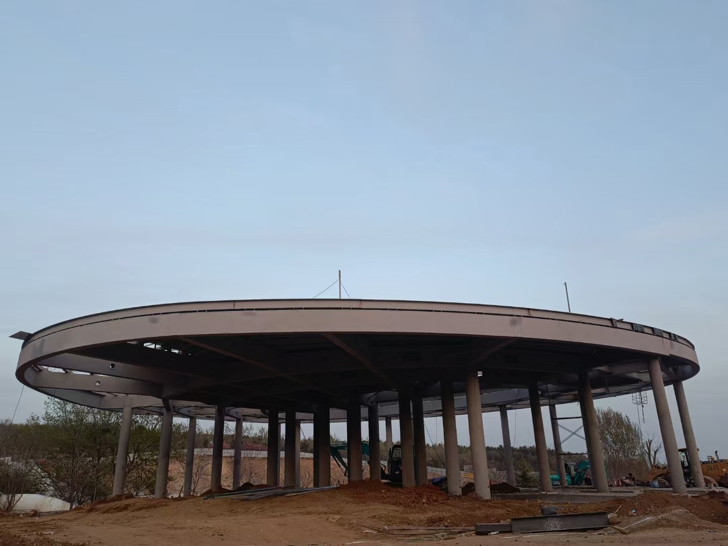 Fashsional Designed Architectural Structural Steel Q355B Fabrication Construction Building