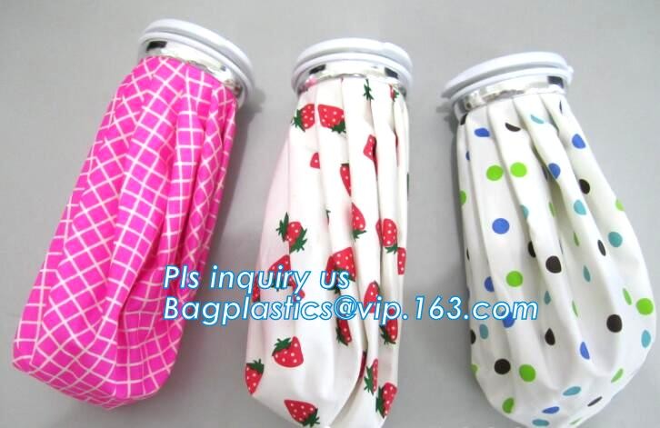 Solid and Multicolor cotton medical ice cooler bag pack, Nylon Colorful Home Care Hot Cold Packs Ice Bag, medical cloth