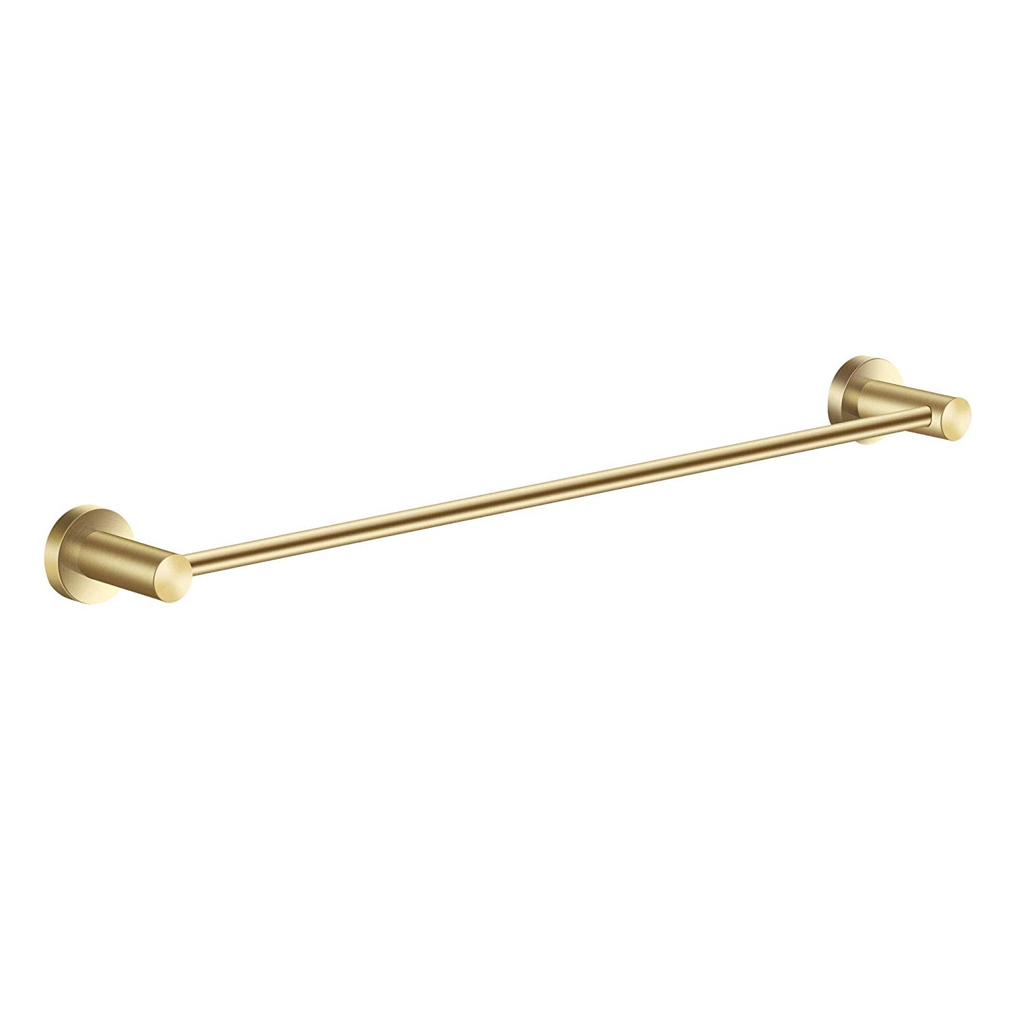 Brushed Gold Bathroom Towel Rack Bathroom Single Towel Rack 24 Inches