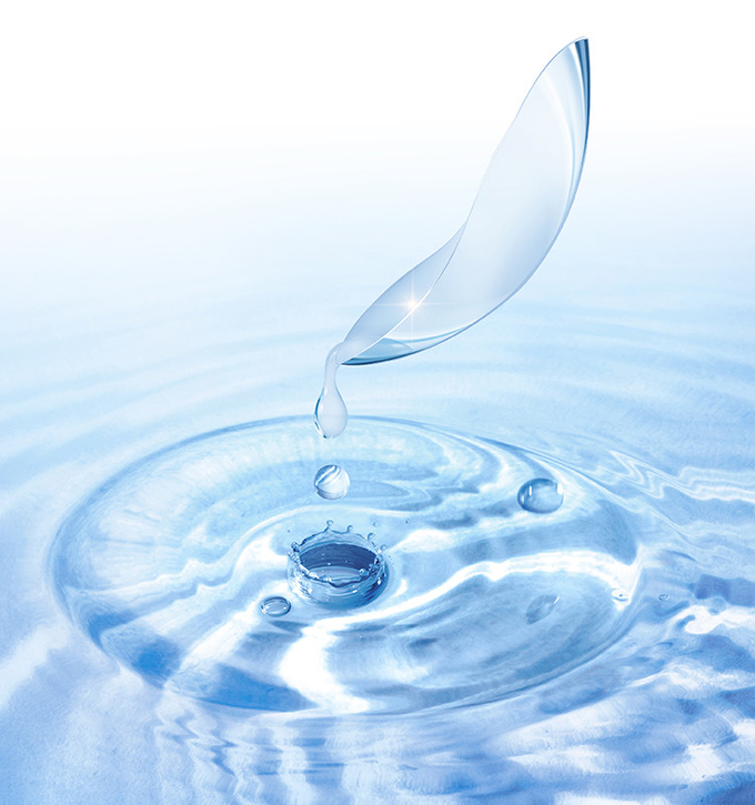 One Day Transparent Clear Color Contact Lenses For Short Sight Astigmatism