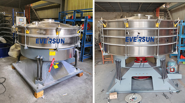 200-2600mm Low Noise Level Circular Tumbler Sifting Machine For Precision Screening