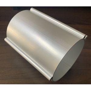 6063-T5 Aluminum Pipe CNC Machining Components With Hole