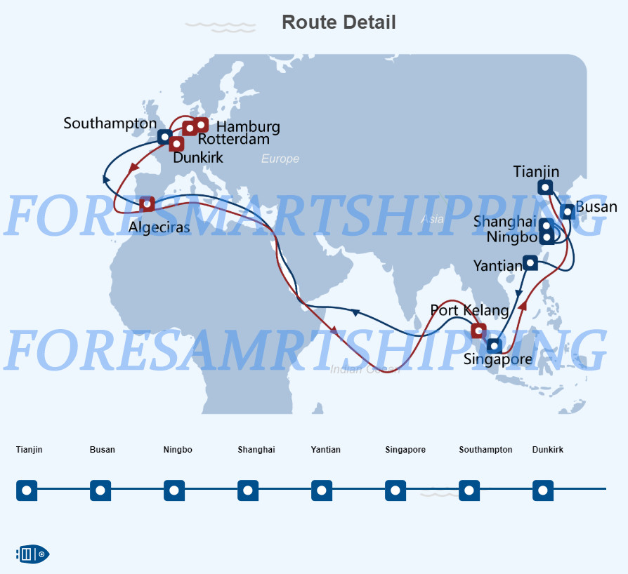 20FT 40FT Container FCL Sea Shipment To UK Warehouse 7 Days Free
