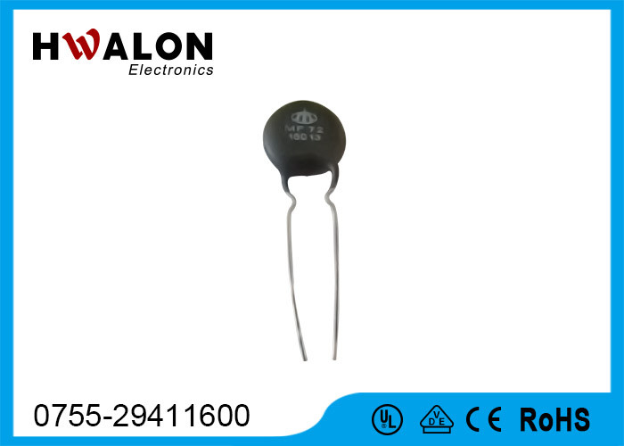 NTC Inrush Current Limiter Thermistor MF72 Black Coating Color 10D-11