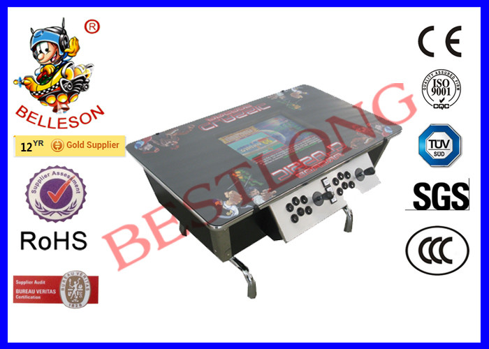 1940 In 1 Jamma Board Coffee Table Games Machine Stainless Steel Control Panel