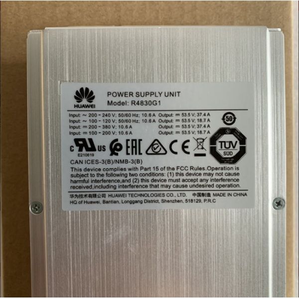 Huawei R4830G1 Communication Rectifier Module 48V30A AC-DC 2000W High-efficiency Power Module