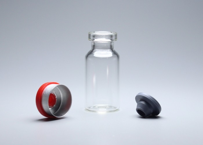 3ml Clear Pharmaceutical Empty Crimp Top Glass Vial With Caps