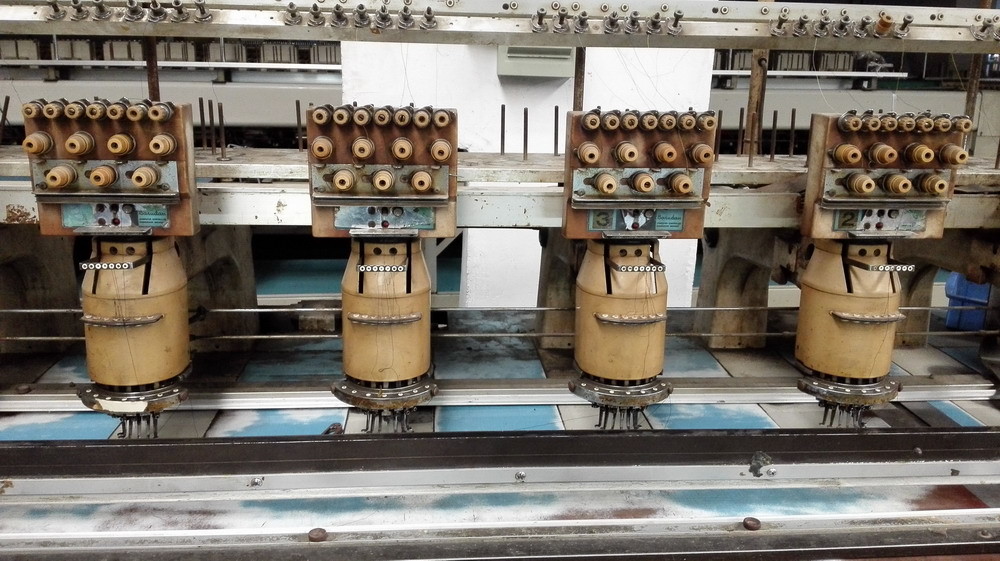 Large 12 Heads Used Barudan Embroidery Machine Fast Data Transmission