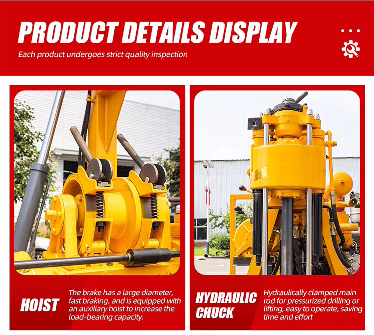 Vehicle Mounted Exploration Drilling Rig Hydraulic Core Drilling Rig XYC-200