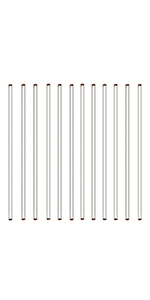 12 PCS Glass stir rods