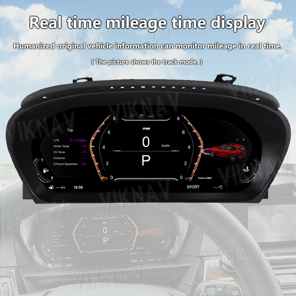 Viknav For BMW Z4 E89 (2009-2018) 12.3 inch CIC LCD Speedmeters Dashboard Player Latest Original Car Digital Cluster
