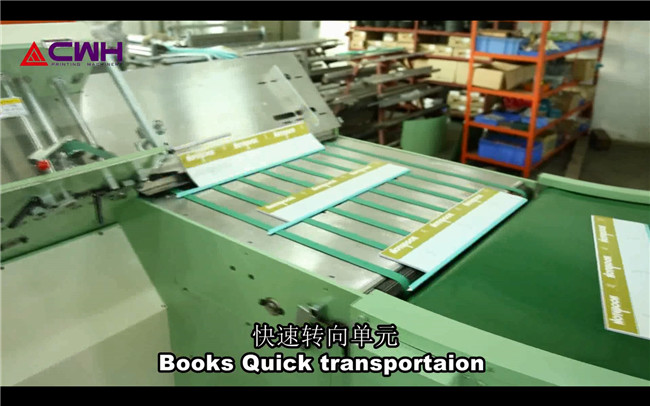 Fully Automatic Notebook Making Machine Cold Glue Taped Notebook Production Line