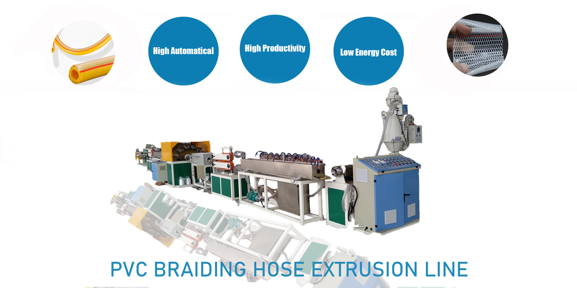 Electric Flexible Hose Making Machine Plastic Water Hose Manufacturing Machine