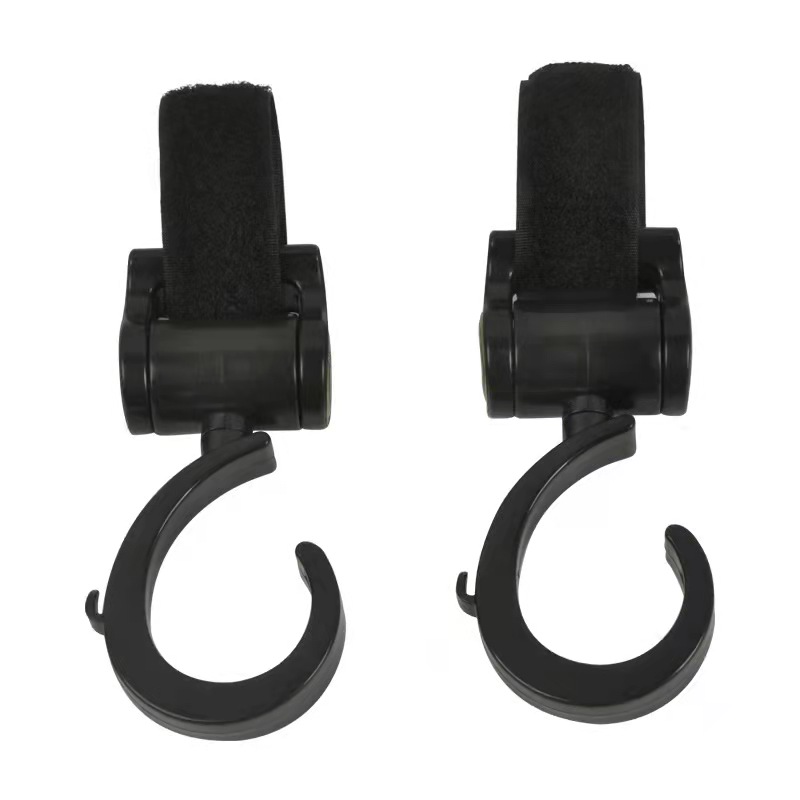 Factory Baby Products gift 360 degree rotation baby stroller hook bebe Pushchair Belt Snap Buckle Hook Buggy Clips Hanger