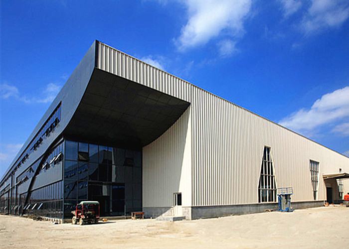 Industrial Portal Metal Frame Workshop Pre Engineered Structural Building Construction