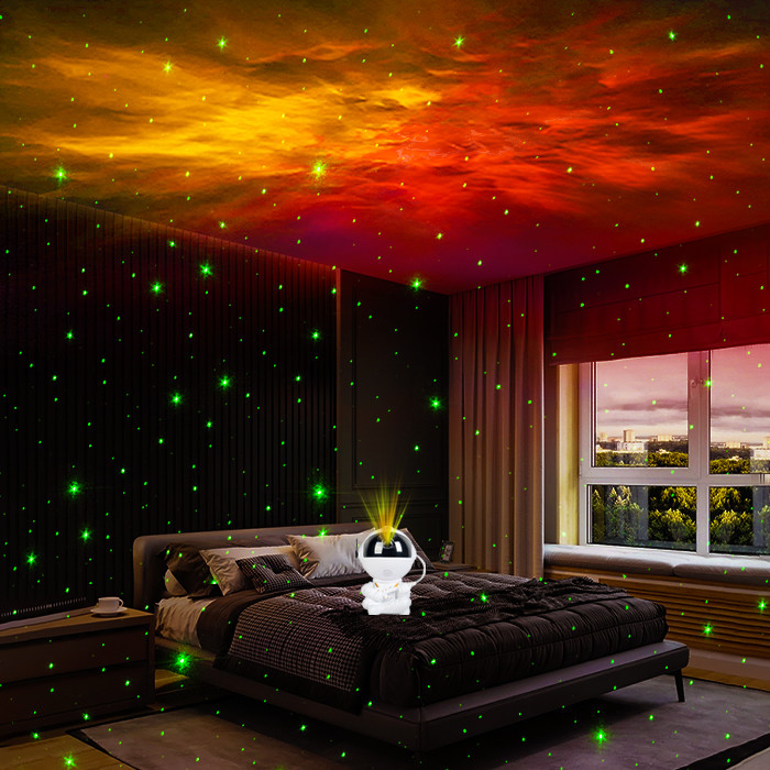 ROHS Bedroom Space Roof Projector , Nebula Universe Projector For Room