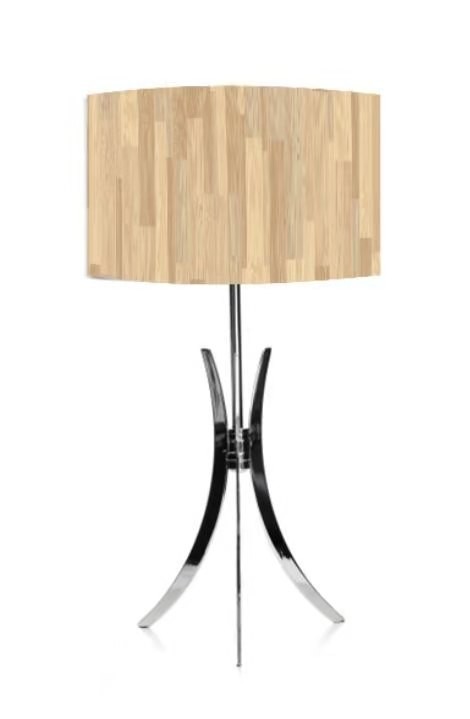 TC Metal Leaf Print Lamp 400*220MM Fabric Drum Shade For Rooms And Hotels