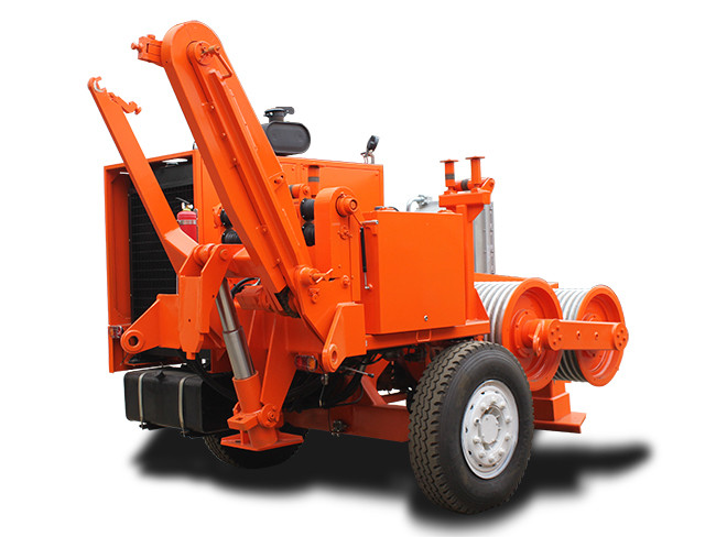 Power Line Stringing Equipment Tension Stringing Of 4-bundle Conductor Hydraulic Cable Puller