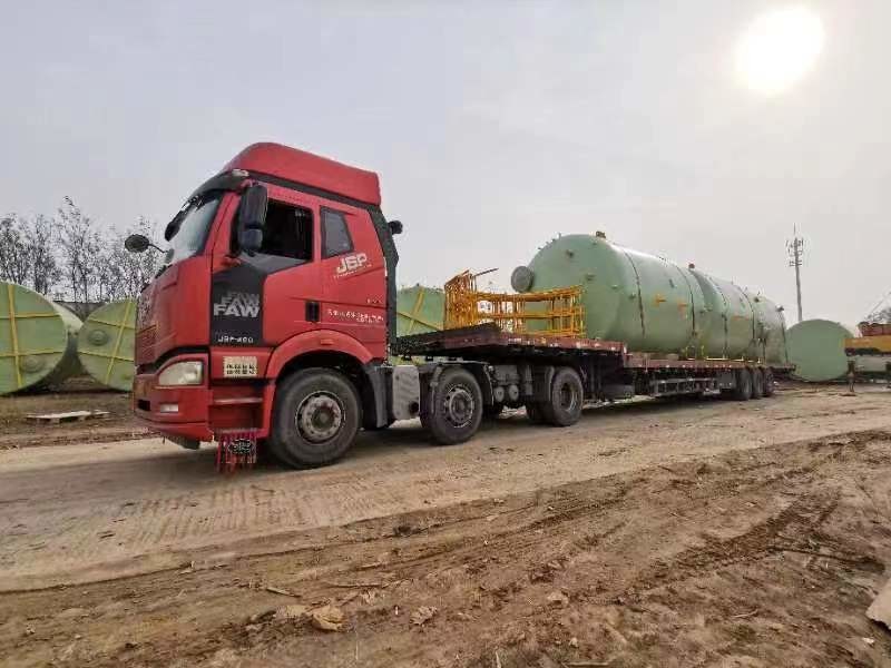 Cylindrical Chemical Resistance FRP Vertical Tank For Agriculture Usage