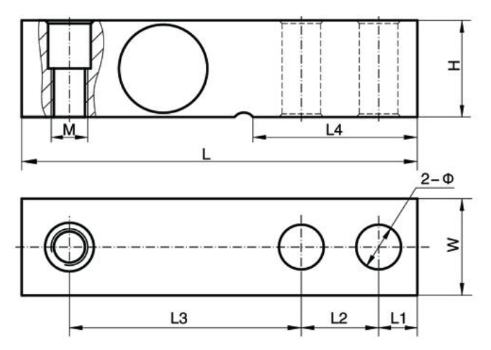 PPM228-1B Stainless Steel Beam Load Cell