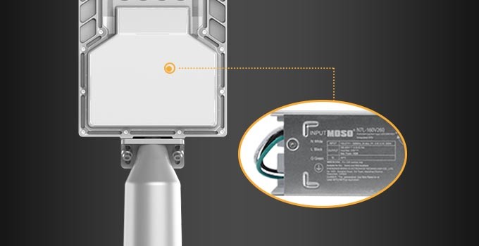 240W Led Street Lights T2M angle Street Lamp Post Lights For Parking Lot Area