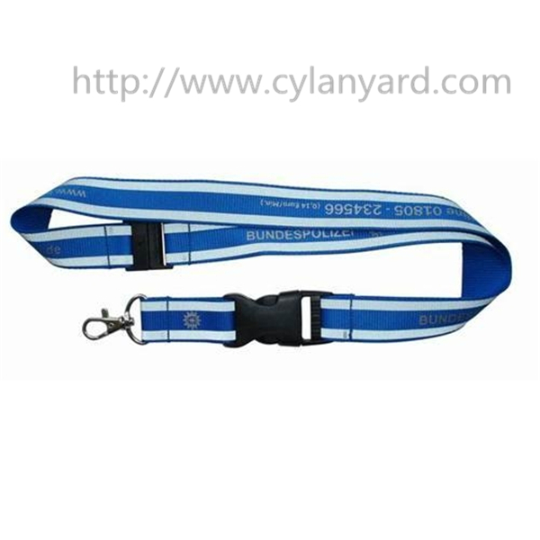 Textile polyester neckband with printed logo