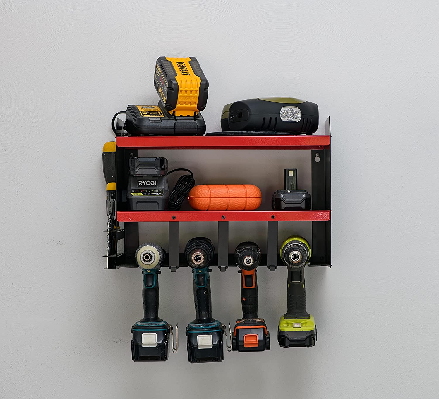 power tool organizer manager storage rack box for workshop