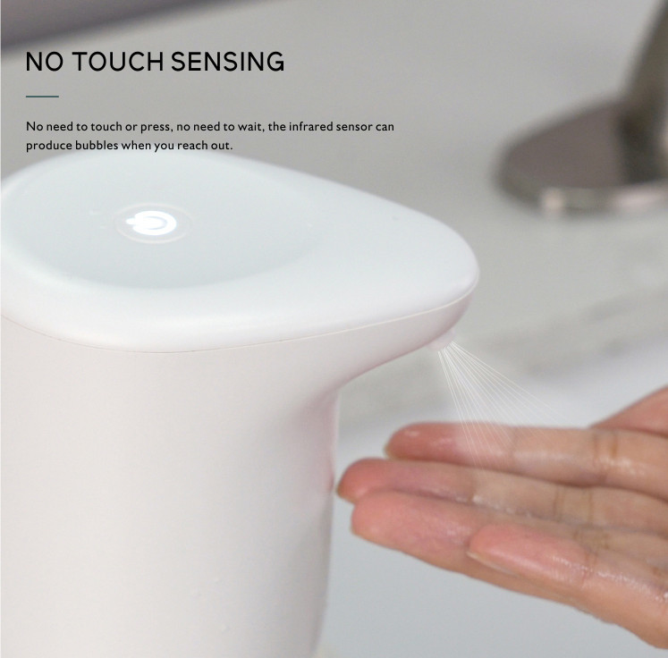 13.5oz Alcohol Mist Spray Dispenser Countertop USB Automatic Disinfectant
