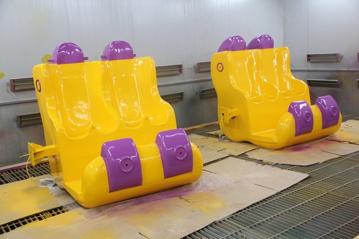 Amazing Movement Kiddie Amusement Rides With Lift Swing And Rotate Function