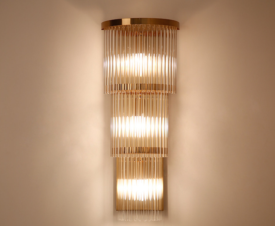 E14 Clear Color 260*H400 260*H580 Crystal Wall Lamp