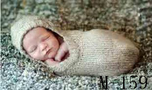 Cute Baby Infant Hand Knitted Costume Photo Photography Prop Newborn Clothes  children's   set   m-159  +Free Shipping