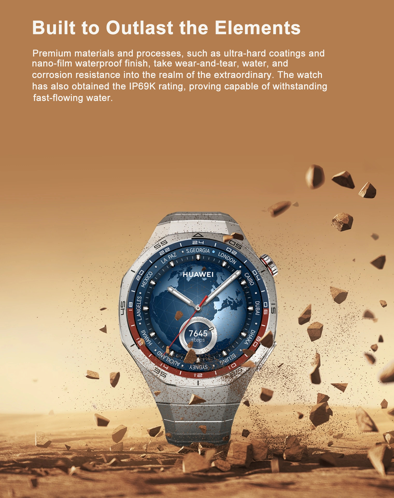 Hot Selling WATCH GT 5 Pro Smart Watch AMOLED Color Screen Sports Tracker Health Monitor Wristwatch