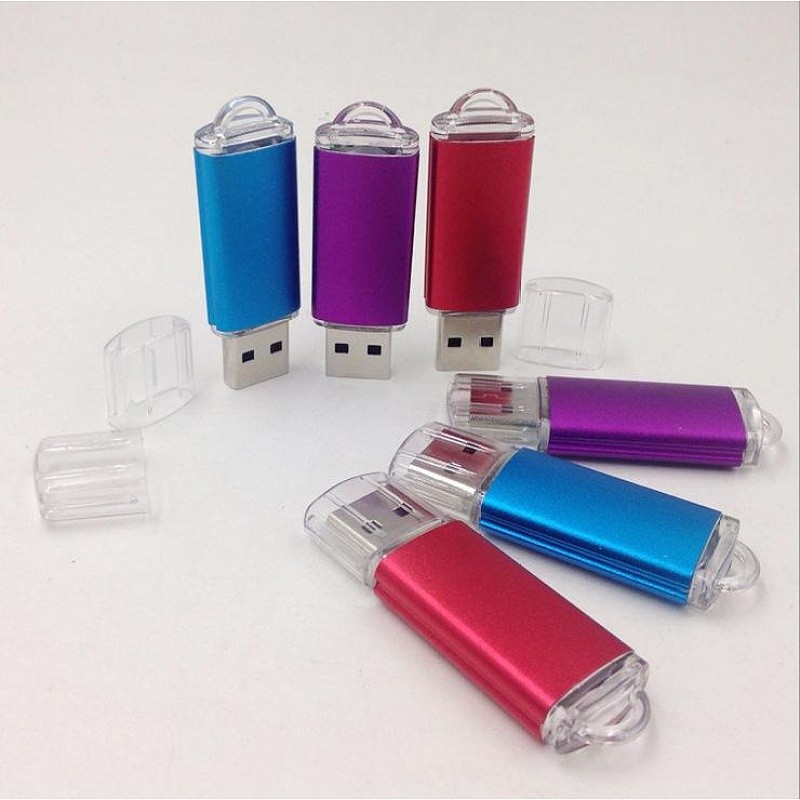Metal 16GB 128gb Usb 3.0 Flash Drive 80MB/S With Transparent Cap