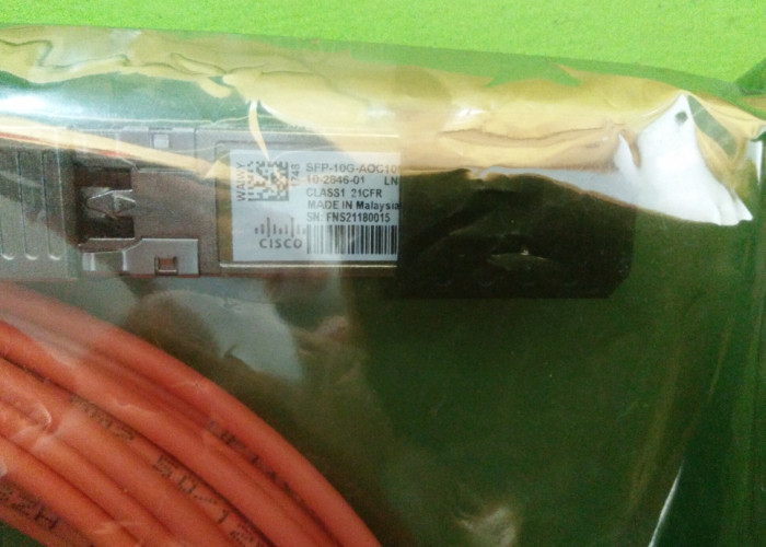 SFP-10G-AOC10M Optical Fiber Module 1 Years Warranty 10G Optical Cable Module
