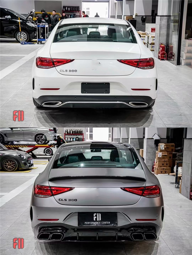 For Mercedes CLS300 CLS350 W257 Body Kit CLS300 CLS350 Upgraded GT63S-style Front and Rear Bumpers