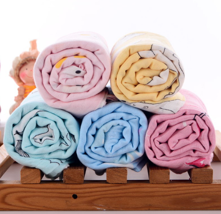 No Fluorescent Agent Gauze Muslin Blanket Crinkle Muslin Fabric 135gsm