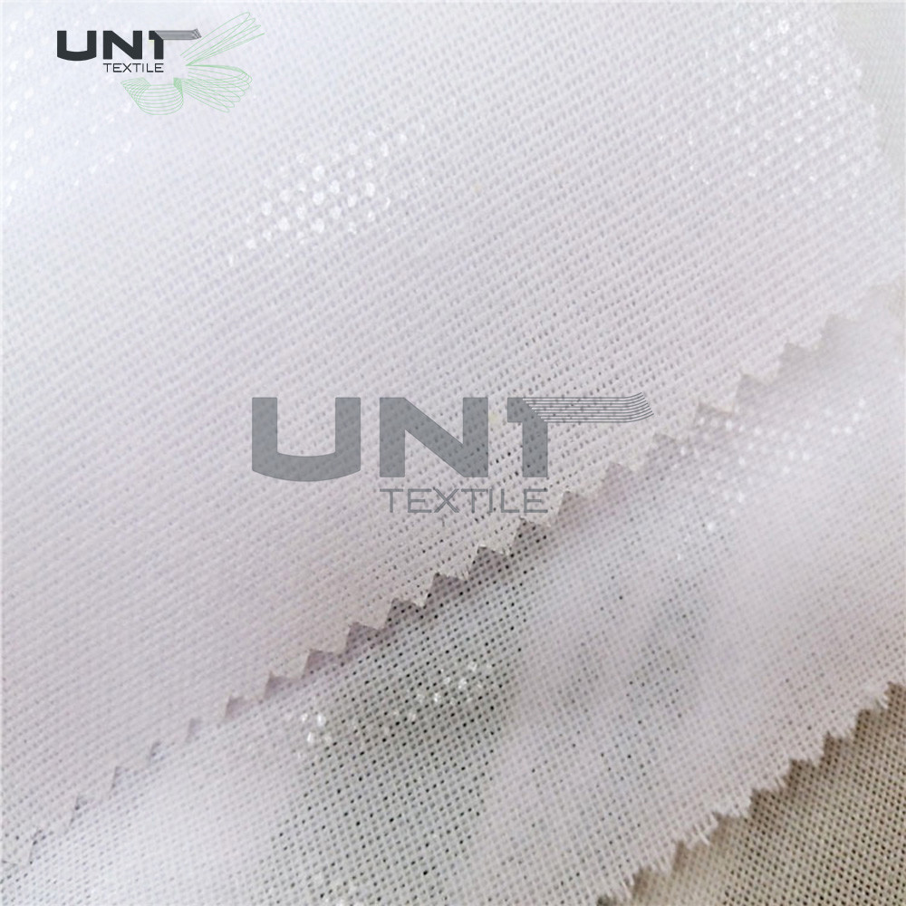 Woven Fusible Lining Roll For Chef Hats 150cm Width Good Adhesive Strength