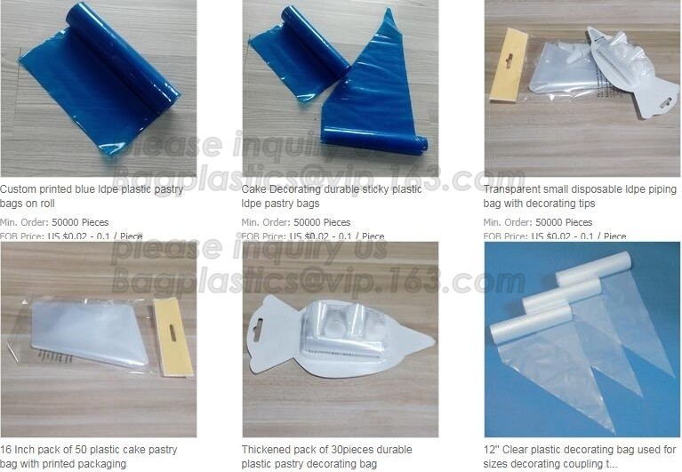 PE Plastic Icing Piping Cake Decorating Pastry Bag Candy Making Bags, Cake Cream, Decorating, Pastry Bags, Piping, Pastr
