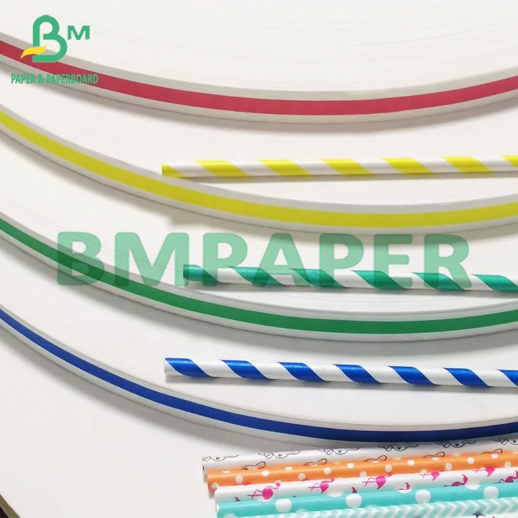 60gsm 120gsm 5 Inch Core Biodegradable MG Craft Paper For Drinking Straw